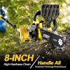 IMOUMLIVE 2-in-1 Brushless Cordless Pole Saw And 8 Inch Mini Chainsaw - 8 Inch
