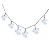 Indoor 10-Count Battery-Operated LED Ghost String Lights, Cool White, 4.5', Halloween by Way To Celebrate