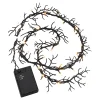 Indoor 36-Count Battery-Operated LED Garland Lights, Warm White, 5', Halloween by Way To Celebrate