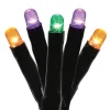 Indoor/Outdoor 100-Count Battery-Operated LED 8-Function Micro String Lights, 33', Halloween by Way To Celebrate