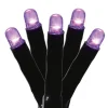 Indoor/Outdoor 100-Count Battery-Operated LED 8-Function Micro String Lights, 33', Halloween by Way To Celebrate