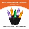 Indoor/Outdoor 100-Count LED Mini String Lights, 19.5', Halloween by Way To Celebrate