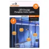 Indoor/Outdoor 30-Count LED Pumpkin Icicle Lights, Orange, 6', Halloween by Way To Celebrate