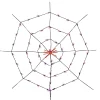 Indoor/Outdoor 50-Count LED Spider Web Lights, 5', Halloween by Way To Celebrate