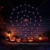 Indoor/Outdoor 50-Count LED Spider Web Lights, 5', Halloween by Way To Celebrate