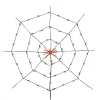 Indoor/Outdoor 50-Count LED Spider Web Lights, 5', Halloween by Way To Celebrate