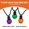 Indoor/Outdoor 70-Count LED G30 Globe String Lights, 21', Halloween by Way To Celebrate
