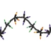 Indoor/Outdoor 90-Count LED Garland Lights, Multicolor, 9', Halloween by Way To Celebrate