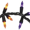 Indoor/Outdoor 90-Count LED Garland Lights, Multicolor, 9', Halloween by Way To Celebrate