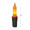 Indoor/Outdoor 90-Count LED Garland Lights, Orange, 9', Halloween by Way To Celebrate