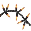 Indoor/Outdoor 90-Count LED Garland Lights, Orange, 9', Halloween by Way To Celebrate