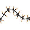 Indoor/Outdoor 90-Count LED Garland Lights, Orange, 9', Halloween by Way To Celebrate