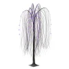 Indoor/Outdoor Battery-Operated 8-Function LED Color-Changing Willow Tree, Orange and Purple, 48", Halloween by Way To C