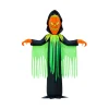 Inferno Pumpkin Reaper Airblown Yard Inflatable, Orange/Green/Black, 20', Halloween by Way To Celebrate