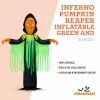 Inferno Pumpkin Reaper Airblown Yard Inflatable, Orange/Green/Black, 20', Halloween by Way To Celebrate