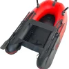 Inflatable Dinghy Fishing Boat, 8'5, 3-Person, Red/Black, Aluminum Floor - BT85RBK