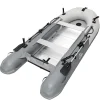 Inflatable Dinghy Fishing Boat, 8'5, 3-Person, Red/Black, Aluminum Floor - BT85RBK