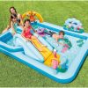 Inflatable Jungle Adventure Play Center 96 x 78 x 28 Inches - Kiddie Pool Ages 2 And Up