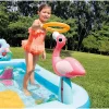 Inflatable Jungle Adventure Play Center 96 x 78 x 28 Inches - Kiddie Pool Ages 2 And Up