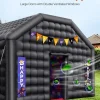 Inflatable Nightclub Party Tent With Lights, 19.7 x 16.4 x 12 Ft