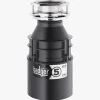 InSinkErator Badger 5 1/2 HP Garbage Disposal, Black, 6.75 in x 12.625 in