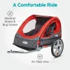 Instep 2-Child Bike Trailer, Steel Frame, 16-inch Tires, 80 lbs Capacity - Sync & Take 2