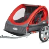 Instep 2-Child Bike Trailer, Steel Frame, 16-inch Tires, 80 lbs Capacity - Sync & Take 2
