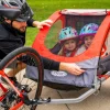 Instep 2-Child Bike Trailer, Steel Frame, 16-inch Tires, 80 lbs Capacity - Sync & Take 2