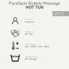 INTEX PureSpa Bubble Massage Spa Set, 4 Person, 77in x 28in - 28425EH