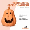 Jack-o'-Lantern Decoration, Terracotta, 13.5", Halloween by Way To Celebrate