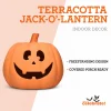 Jack-o'-Lantern Decoration, Terracotta, 9.25", Halloween by Way To Celebrate