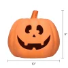 Jack-o'-Lantern Decoration, Terracotta, 9.25", Halloween by Way To Celebrate