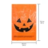 Jack-o'-Lantern Leaf Bags with Twist Ties, Orange and Black, 2 Count, Halloween by Way To Celebrate