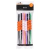 Jack-o'-Lanterns and Ghosts Plastic Straws, Multicolor, 8 Pieces, Halloween by Way To Celebrate