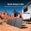 Jackery Solar Panel 100W Bifacial 23% Efficiency IP65 Waterproof Foldable - SolarSaga 100W Air