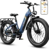 Jasion Electric Bike 1500W, 30+ MPH, 35-80 Miles, 26 in x 4 in Fat Tires - THUNDER