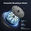 Jasion Electric Kick Scooter, 500W Peak, Up To 15.5 MPH, 19 Miles, Grey - JS2
