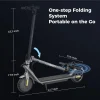 Jasion Electric Kick Scooter, 500W Peak, Up To 15.5 MPH, 19 Miles, Grey - JS2