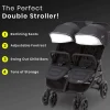 Jeep Destination Ultralight Side x Side Double Stroller - 40 lb Per Seat