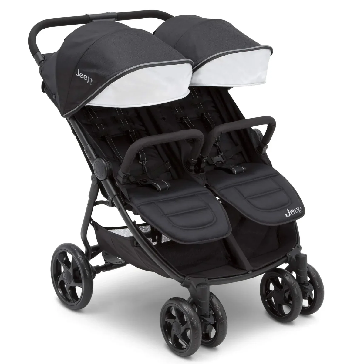 Jeep Destination Ultralight Side x Side Double Stroller, 80 Pounds Total - Destination