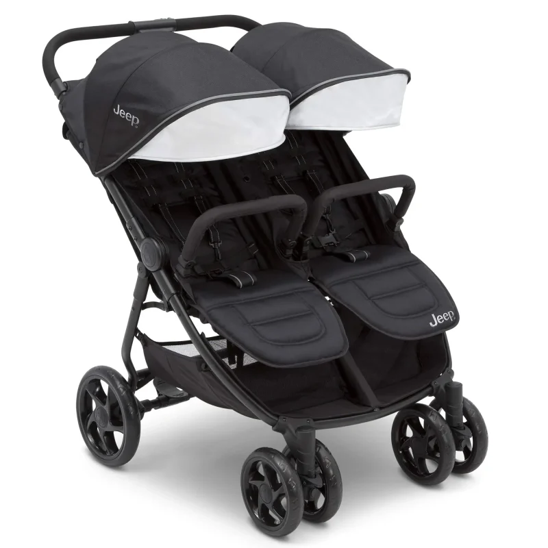 Jeep Destination Ultralight Side x Side Double Stroller, 80 Pounds Total - Destination