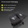Jeep Destination Ultralight Side x Side Double Stroller, 80 Pounds Total - Destination