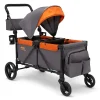 Jeep Sport All-Terrain Stroller Wagon With Canopy And Parent Organizer