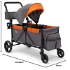 Jeep Sport All-Terrain Stroller Wagon With Canopy And Parent Organizer