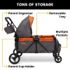 Jeep Sport All-Terrain Stroller Wagon With Canopy And Parent Organizer