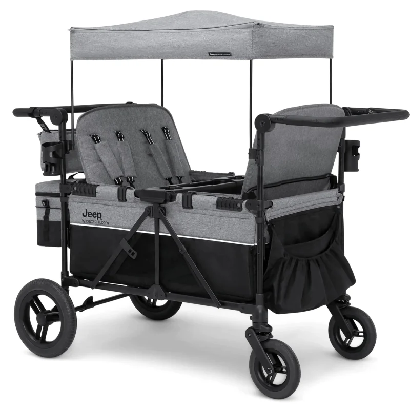 Jeep Wrangler Deluxe 4 Seater Stroller Wagon - Delta Children