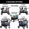 Jeep Wrangler Deluxe 4 Seater Stroller Wagon - Delta Children
