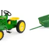 John Deere 4440 Pedal Tractor With Steel Trailer, Adjustable Seat - LP81017A, TBE15966