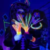 Joyfy 100 Pcs Glow Sticks Bulk, 8" Glow in The Dark Neon Party Supplies, Glow Bracelets and Necklaces Party Pack