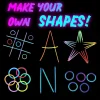 Joyfy 100 Pcs Glow Sticks Bulk, 8" Glow in The Dark Neon Party Supplies, Glow Bracelets and Necklaces Party Pack